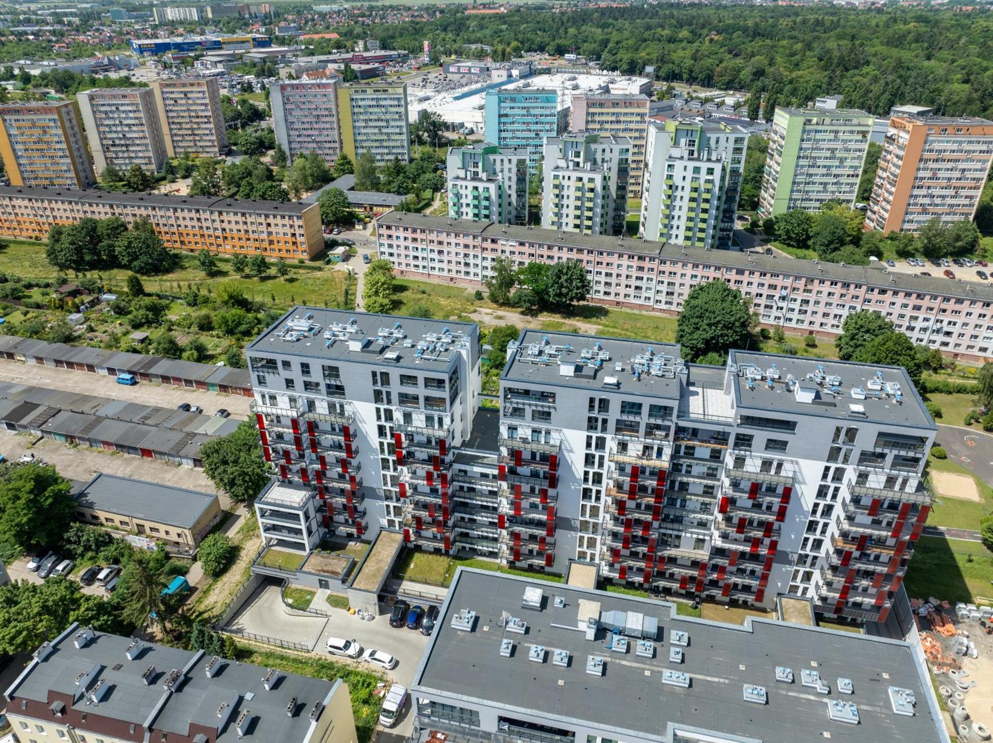 Golden Park Aparthotel Szczecin Buitenkant foto