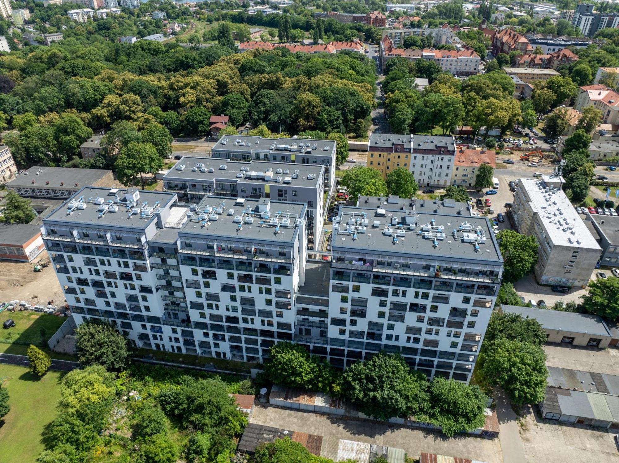 Golden Park Aparthotel Szczecin Buitenkant foto